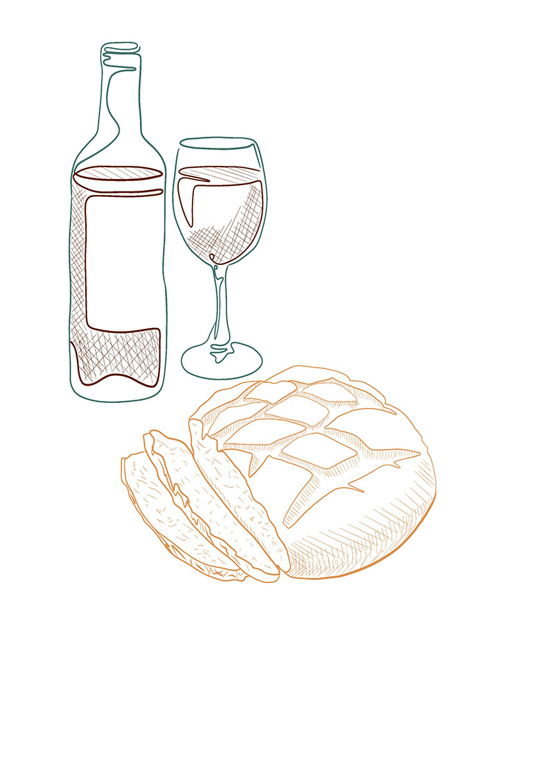 série un hiver corse ; le pain et le vin